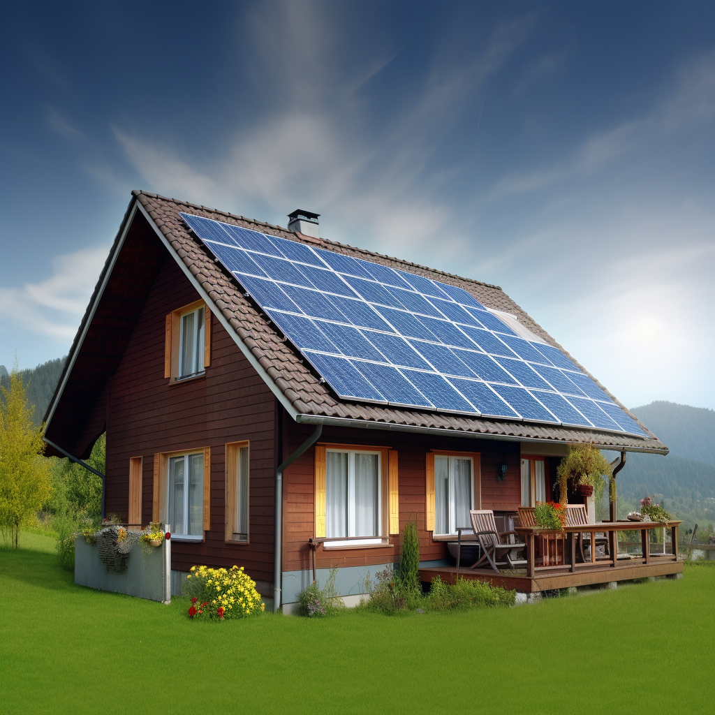 Solar power energy home